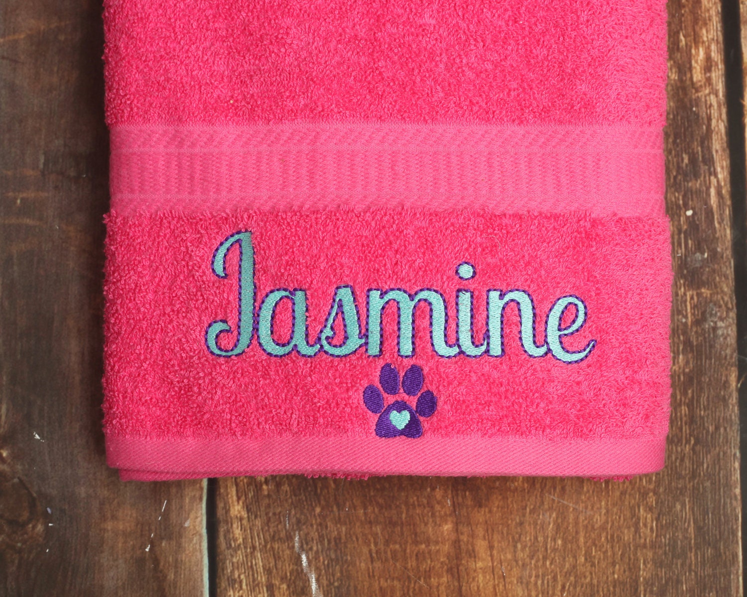 Dog Bath Towel Personalized Dog Towel Custom Pet Towel | Etsy