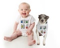 Dog Did It, Personalized Dog and Baby Set Baby and Dog Matching Outfit Baby and Dog Funny Set Big Brother Dog Dog Baby Sibling Dog Bandana