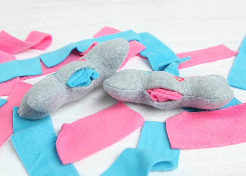 Gender Reveal Dog Toy Pink or Blue Stuffing Dog Toy Dog Etsy Hong Kong