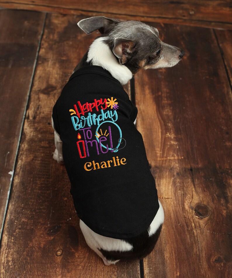 Birthday Dog Shirt Happy Birthday to Me Dog Birthday Etsy