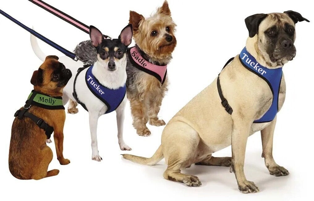 XLarge Embroidered No Sew Dog Collar Leash Wrap Sleeve Cuff U Pic SERVICE DOG 