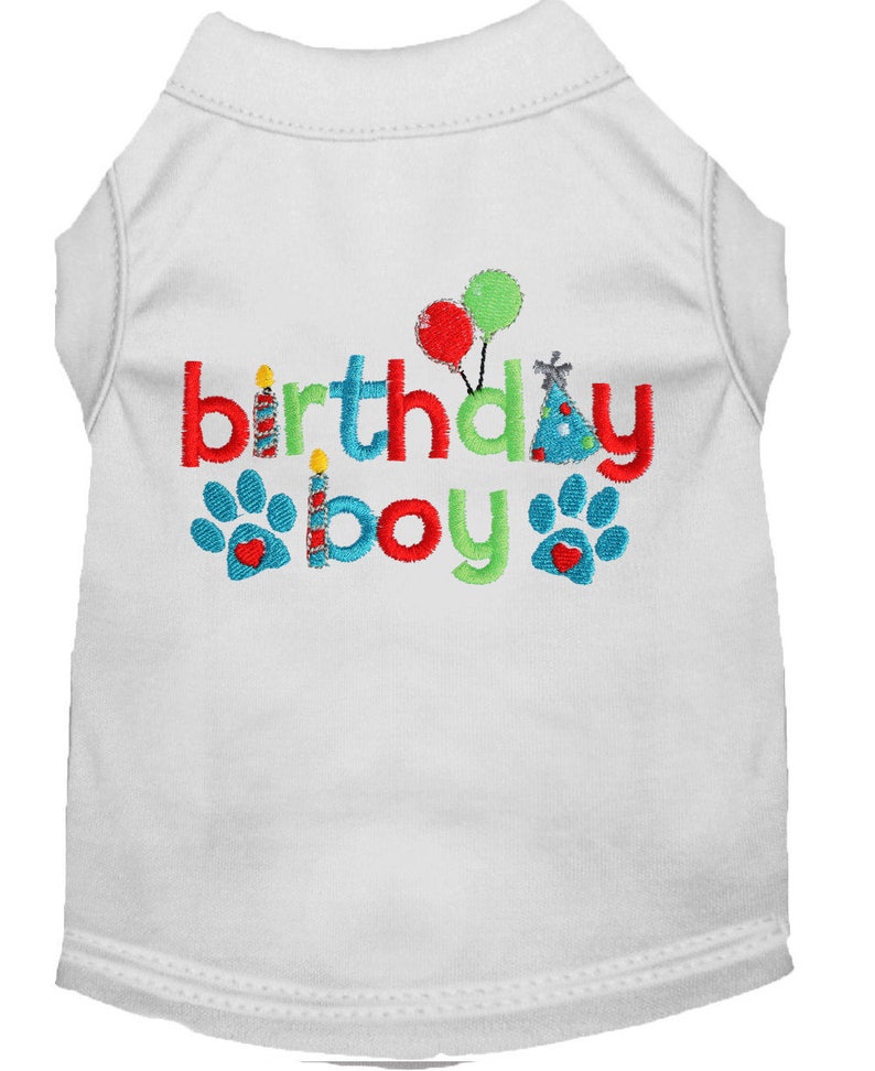 Birthday Boy Dog Shirt Dog Birthday Shirt Custom Etsy