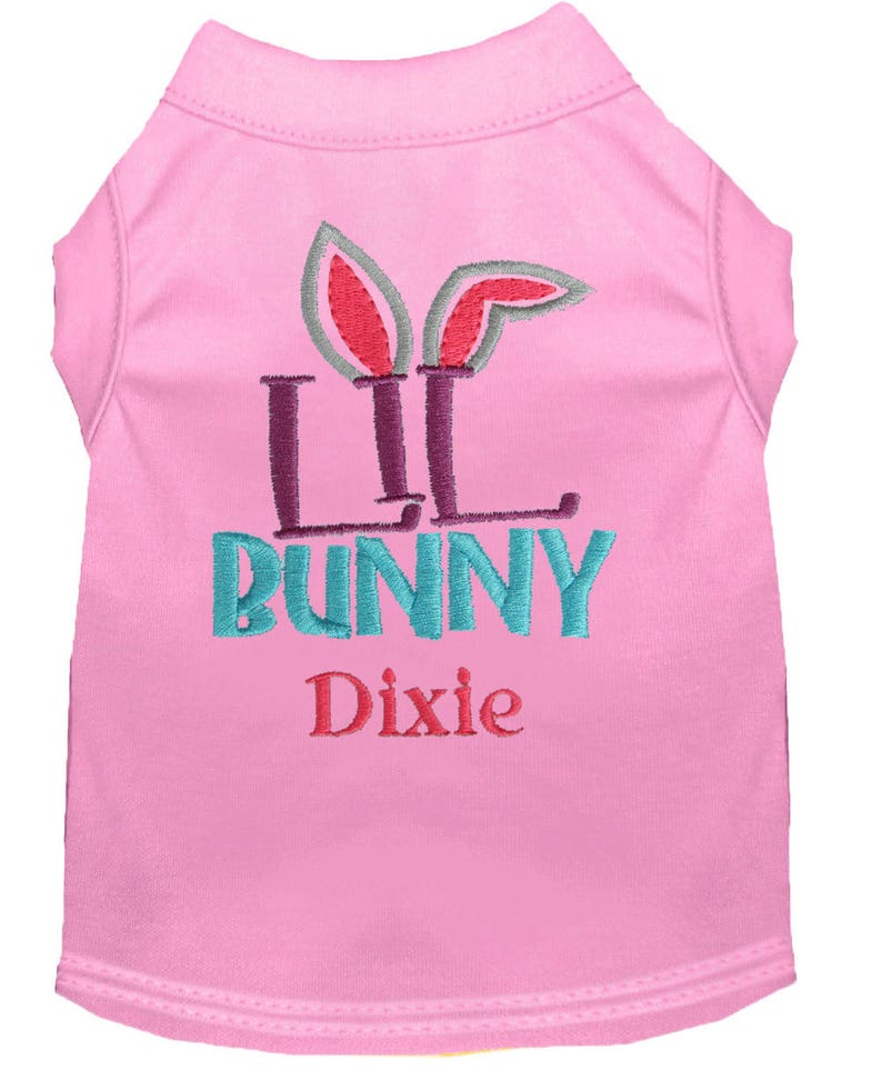 Dog Easter Shirt Lil Bunny Easter Bunny Shirt for Dog Etsy