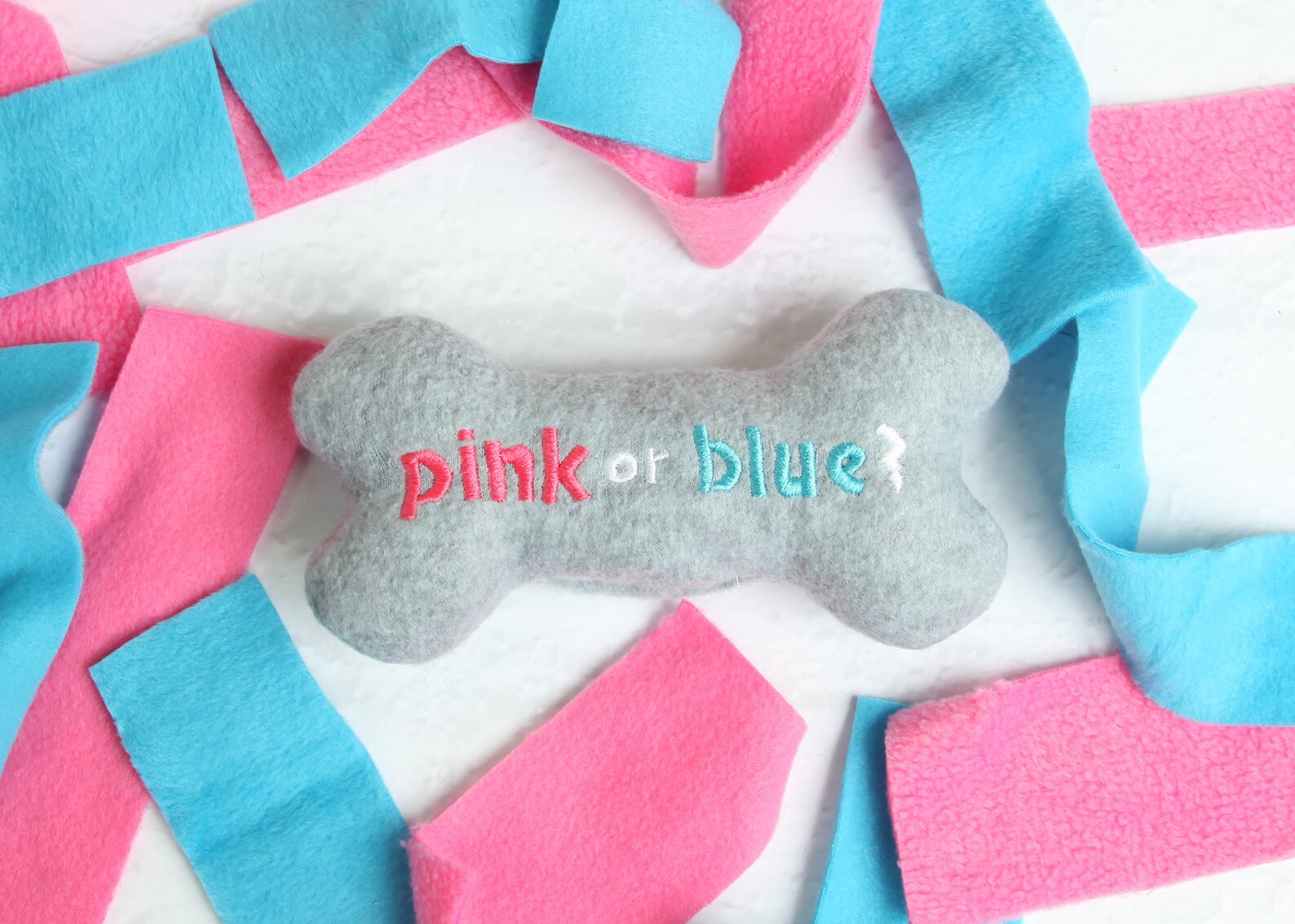 Gender Reveal Dog Toy Pink or Blue Stuffing Dog Toy Dog Etsy