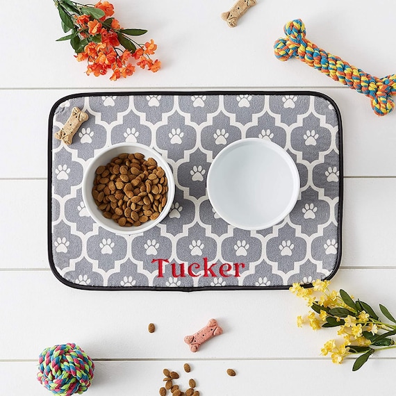 Riley Name Meaning Placemat Blue - Party Animal Print