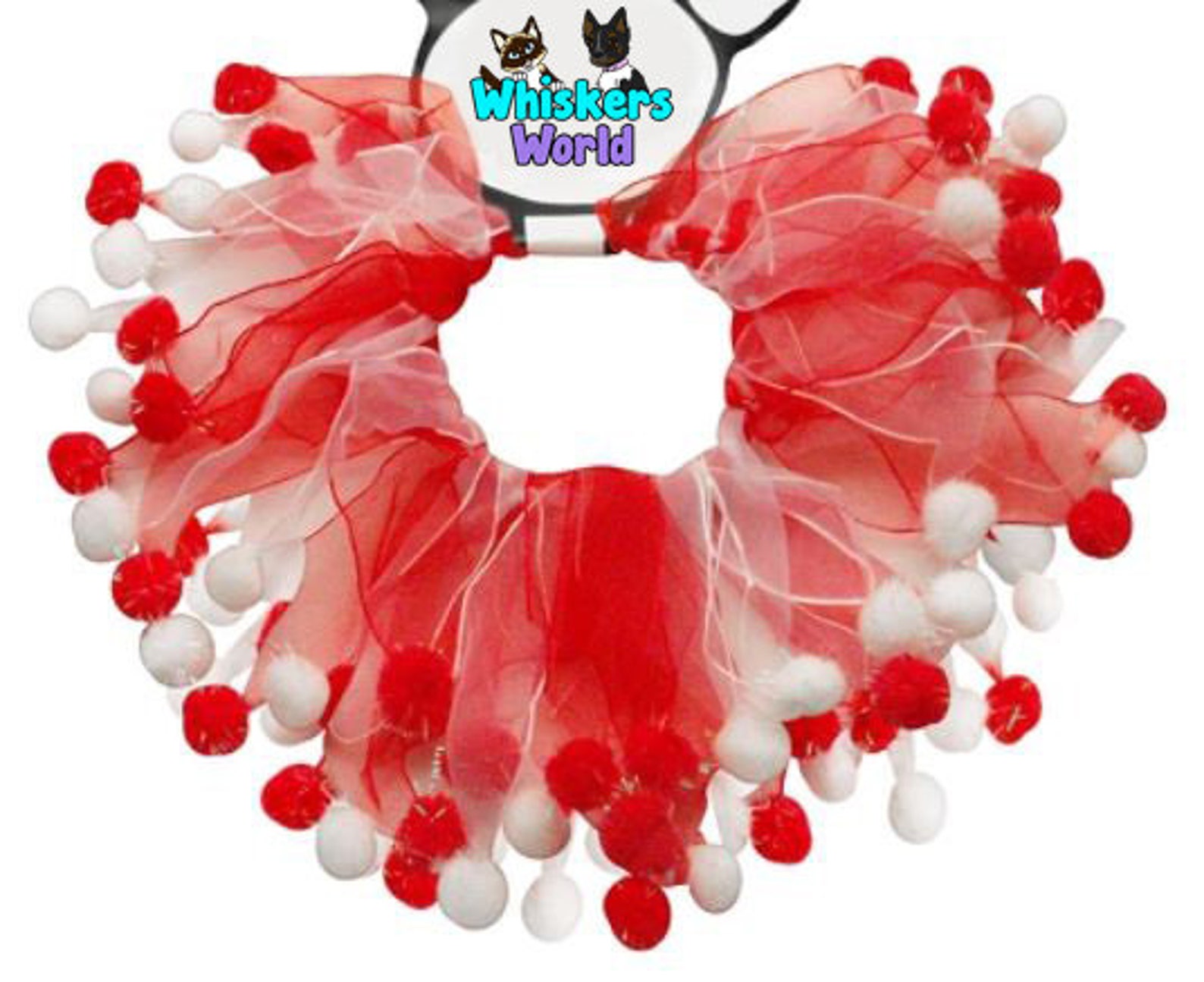 Candy Cane Pom Pet Collar Novelty Decorative Dog Collar Etsy