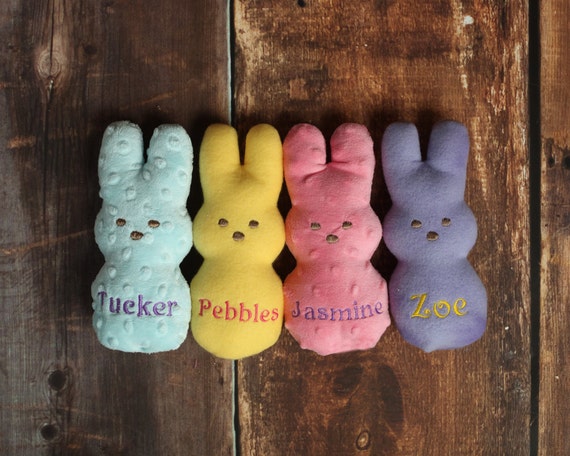 easter peep dog toy