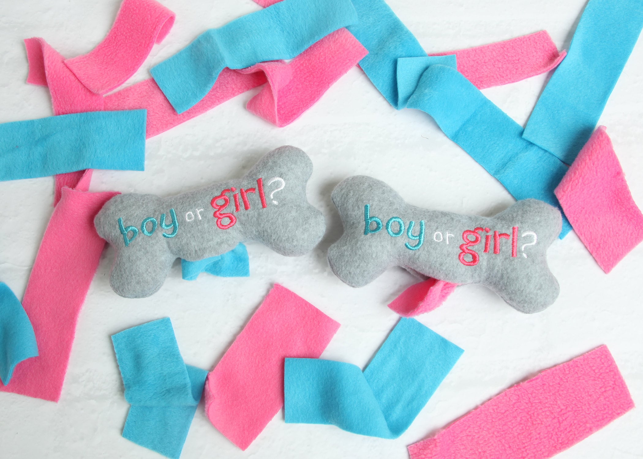 Gender Reveal Dog Toy Pink or Blue Stuffing Dog Toy Dog Etsy Hong Kong
