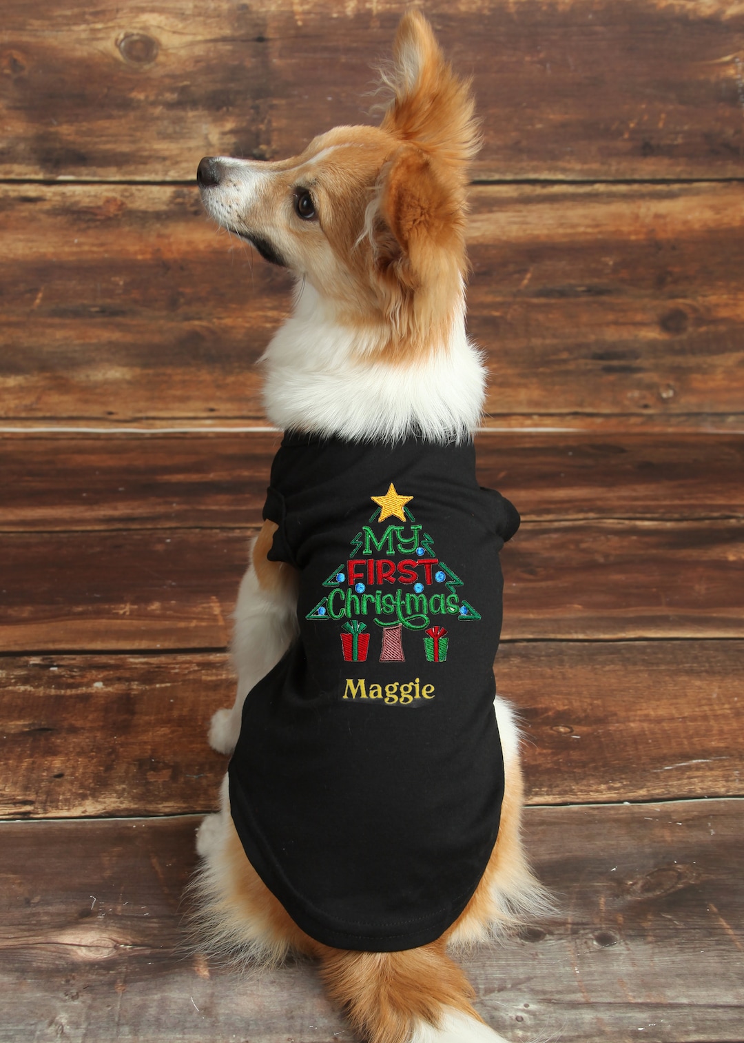 Puppy's first christmas sweater hotsell