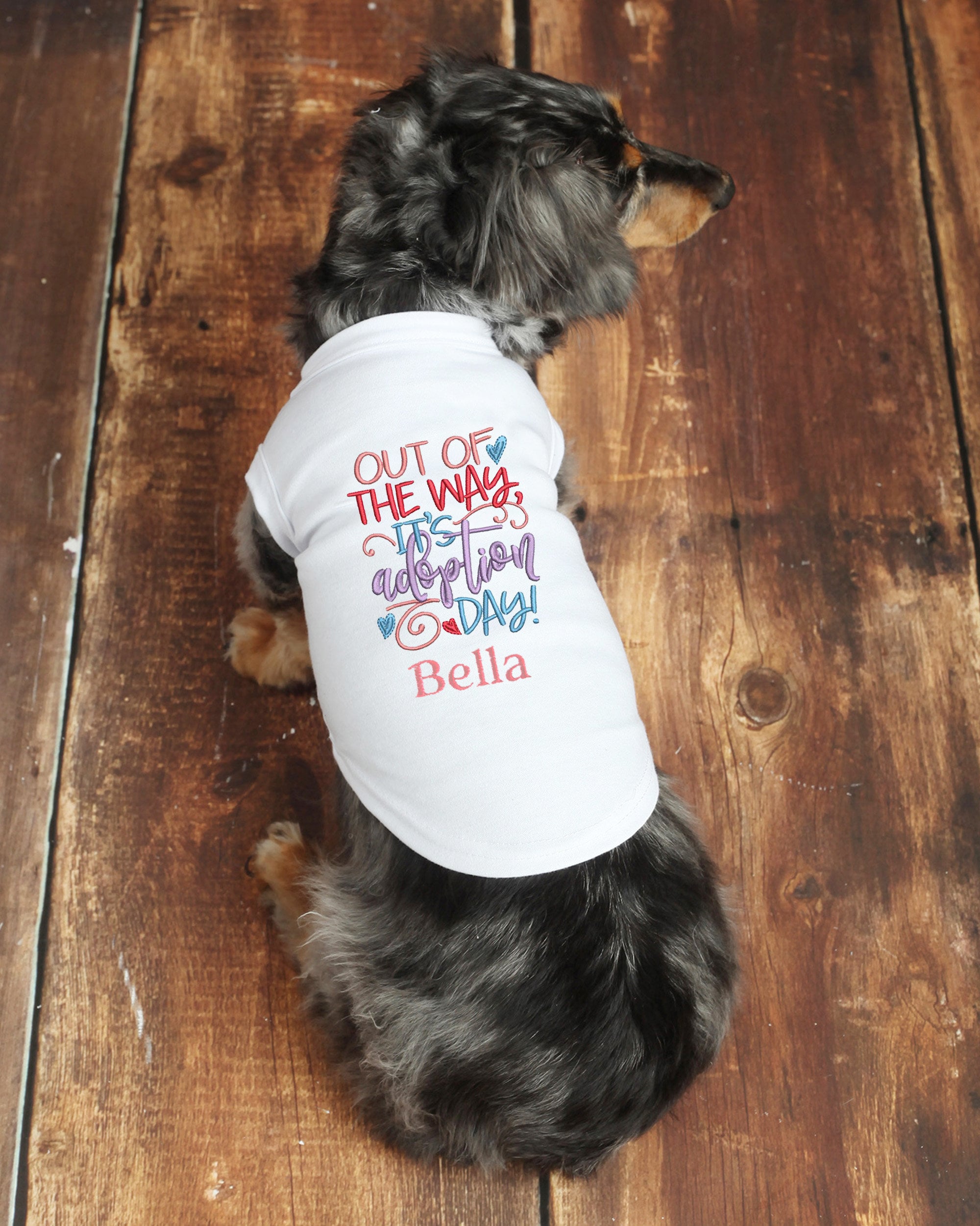 Dog clearance adoption shirts