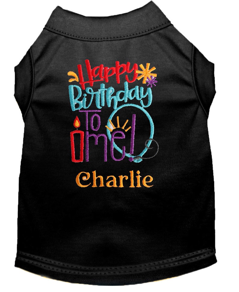 Birthday Dog Shirt Happy Birthday to Me Dog Birthday Etsy