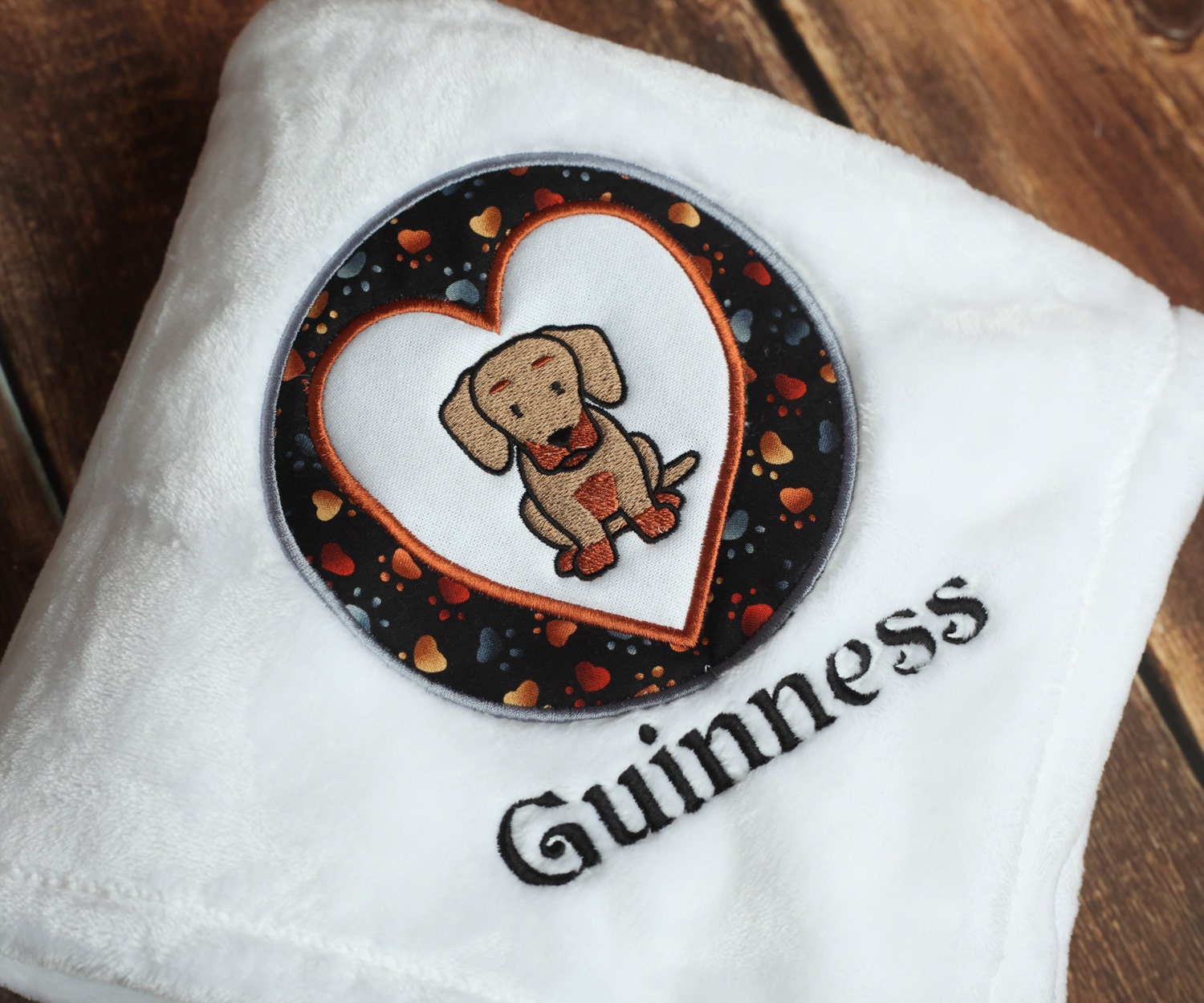 Dachshund Weiner Dog Blanket Personalized Embroidered - Etsy