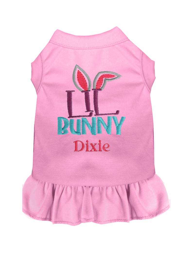 Dog Easter Dress Lil Bunny Easter Dog Dress easter Bunny Etsy