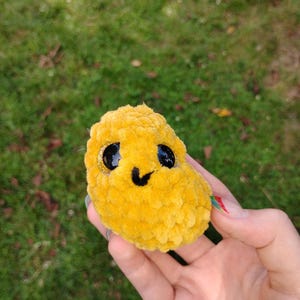 Crochet Chicken Nugget Handmade Crochet Plushie Amigurumi toy