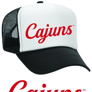 Custom Trucker Hat; UL Officially Licensed Ragin&#39; Cajuns Approved; Lafayette Proud