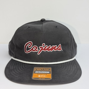 NEW!!!!  Vintage Cajuns GRAY RETRO Rope Hat ***Officially Licensed***
