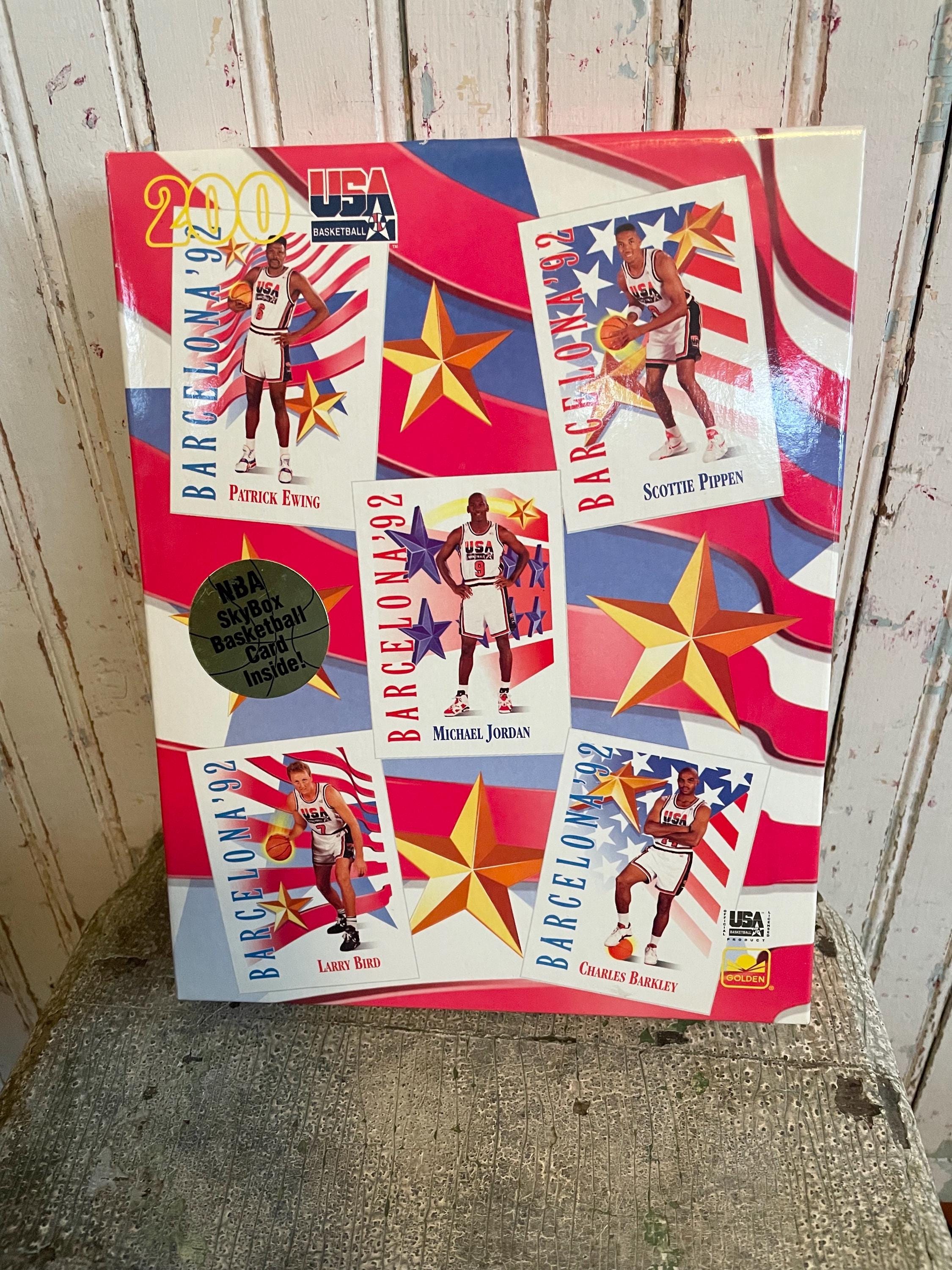 Michael Jordan—usa Skybox Olympic Dream Team 200 Piece Puzzle—-new