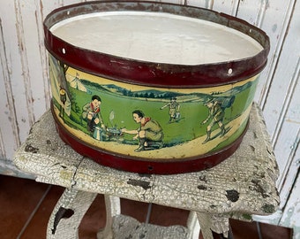 Toy Boy Scout Metal Drum