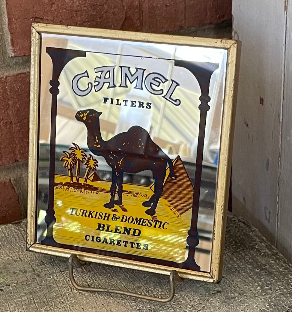 Vintage CAMEL Filters Advertising Mirror