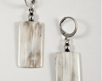 Buffalo Horn Earrings