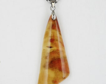 Pendentif en bois flamme Box Elder