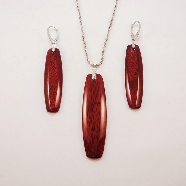 Wood Heart Pendant Etsy