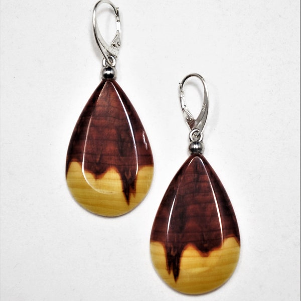 Juniper wood Earrings