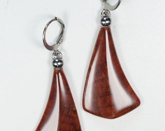 Eucalyptus Wood Earrings