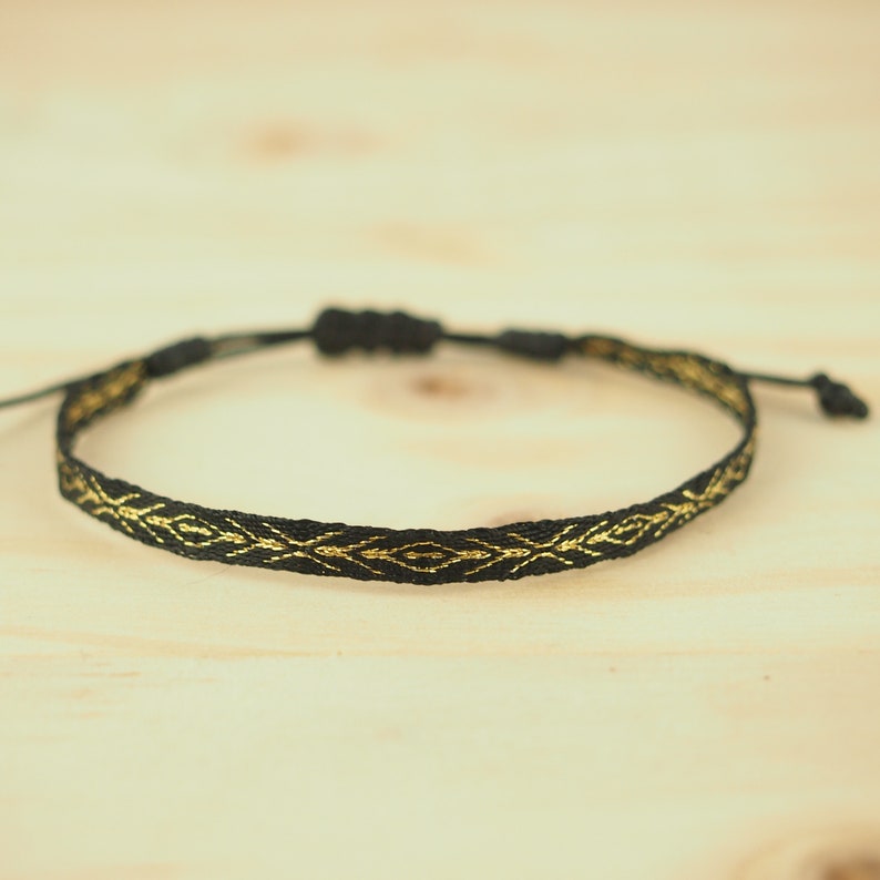 Slim woven bracelet 40 threads, slim men bracelet, friendship bracelet, slim bracelet, boho bracelet, hippie bracelet, woven bracelet women image 9