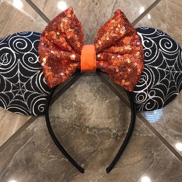 Halloween Spider web Headband ears