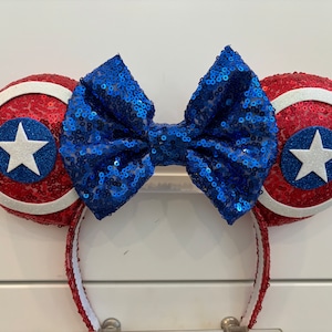 Captain America Headband Ears
