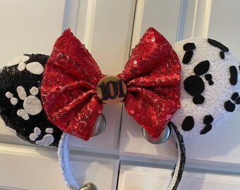 Cruella de Vil 101 Dalmatians Headband Ears