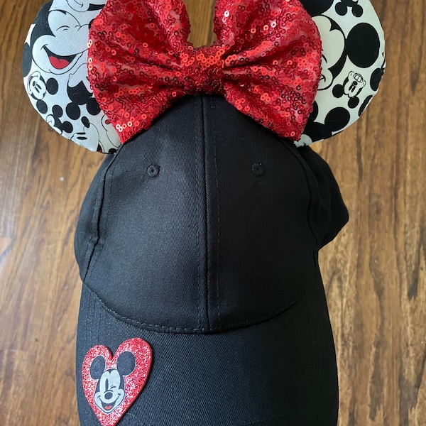 Mickey Print Mouse Hat