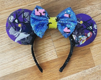 Nightmare before Christmas character Headband ears