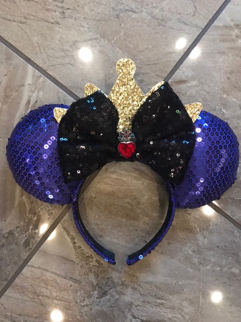 Evil Queen themed Minnie Mouse Ears Etsy