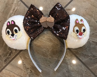 Chip & Dale  Headband Ears