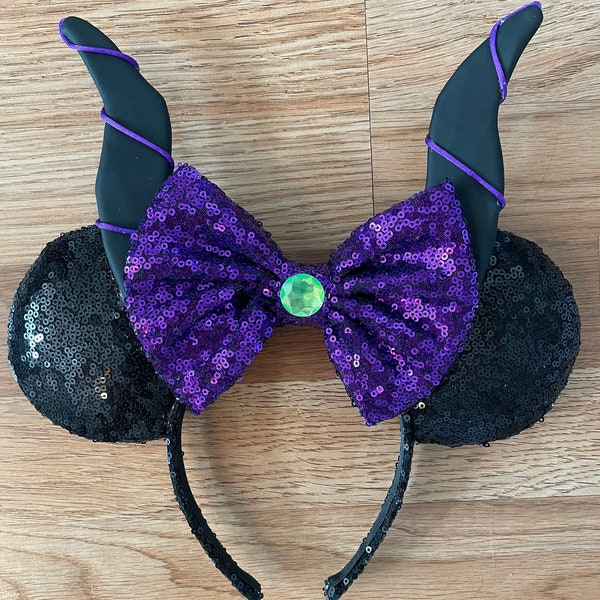 Maleficent themed Headband Ears