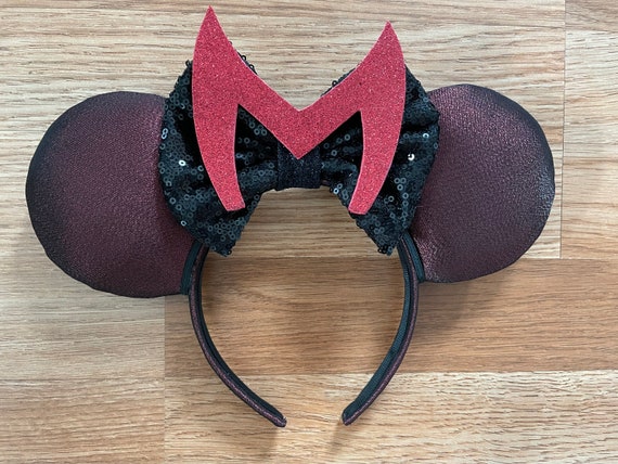 Wanda-scarlet Witch Minnie Mouse Ears(avengers, Marvel) - Etsy display picture 1