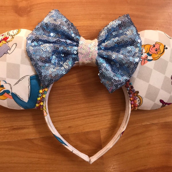 Alice in Wonderland headband ears