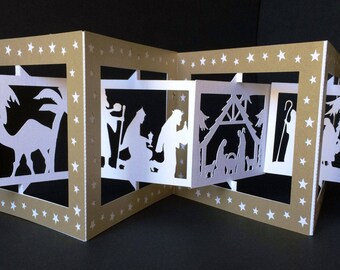 Download Nativity Card Svg Etsy