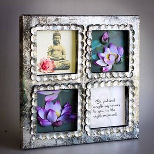 4 Window Shadow Box - archivo de corte digital SVG FCM Silhouette Cricut Scan n cut