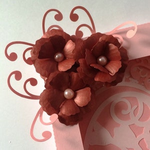 Dainty and pretty 3d Flower. Create your own stunning flowers - SVG format  download cutting file