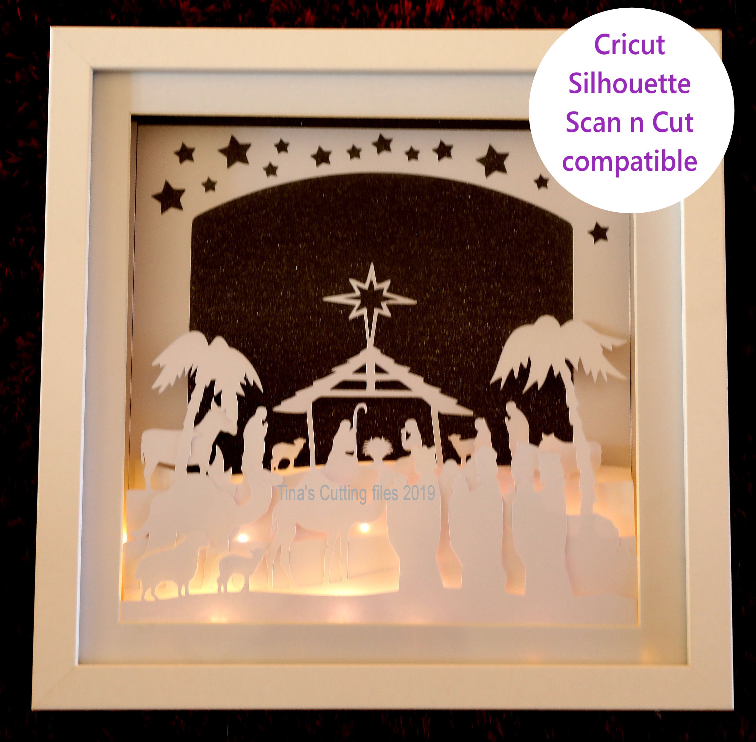 Download Nativity Christmas Scene Multi Layered Suitable For Etsy