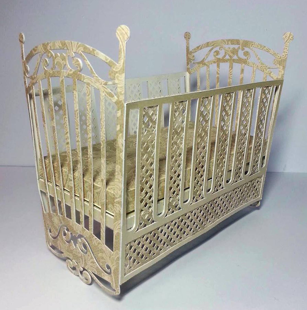 Vintage Style Baby Rocker Cot / Cradle /crib 3d Model Cutting File ...