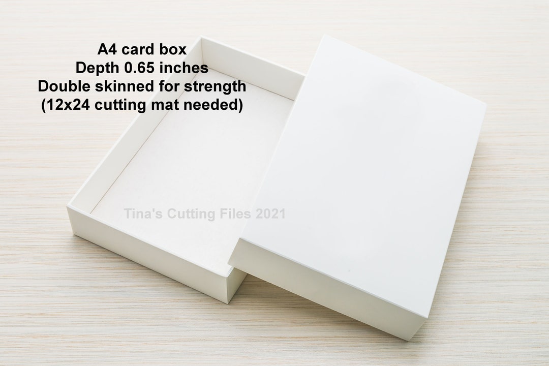 Card Box to Fit A4 Cards (card Size 210mm X 297mm) Sturdy Double ...