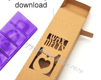 Wax Melt / Seife / Konfektverpackung Präsentationsbox 10 SVG - STUDIO und FCM digitale Schneidedatei