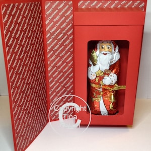 Box In A Book Folder Chocolade Geschenkdoos 210 x 110 x 55 mm snijbestand SVG, Studio en PDF