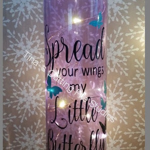Spread your wings Butterfly...  Wine Bottle, light block decal Digital Cutting File for electronic cutting machines svg studio fcm