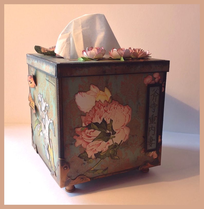 Tissue / Kleenex Box Cover 5x5x5 inches DIGITAL CUTTING Etsy