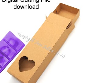 Wax Melt / Soap / Confectionery Packing Presentation box 8  SVG - STUDIO and FCM digital cutting file